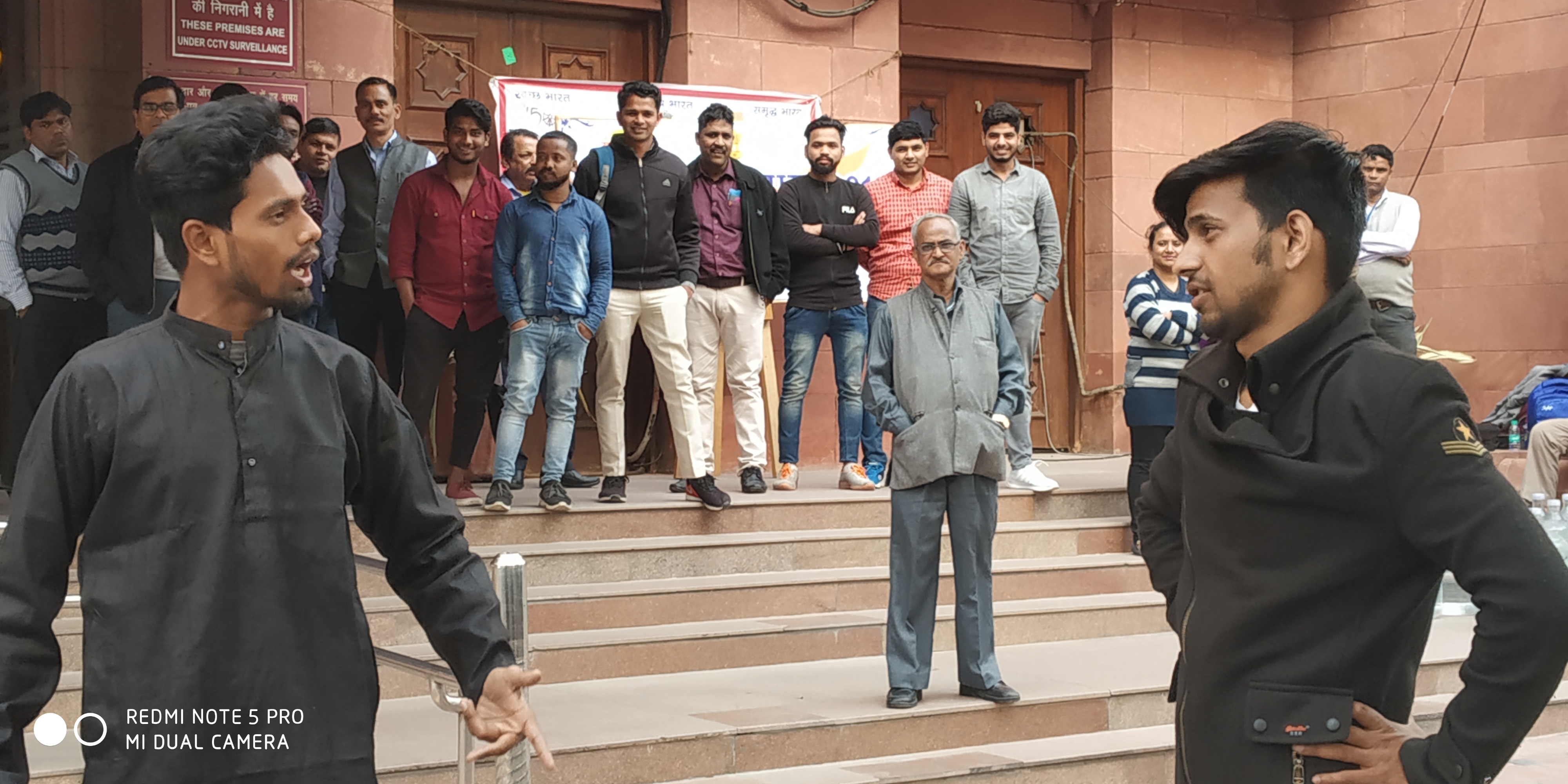 Puppet Show during Swachhata Pakhwada at Gate No.6, Krishi Bhawan, New Delhi on 25 Feb 2019