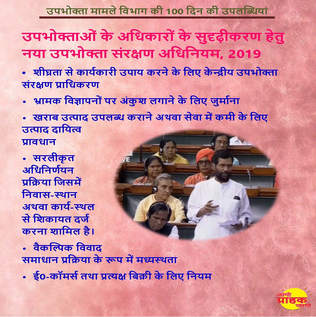 नया उपभोक्ता संरक्षण अधिनियम, 2019