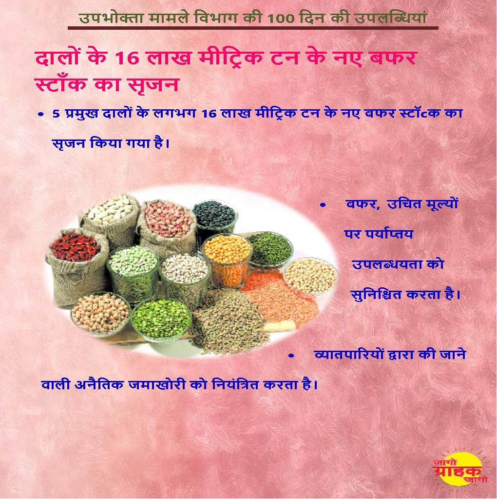 दालों का बफर स्टॉंक 