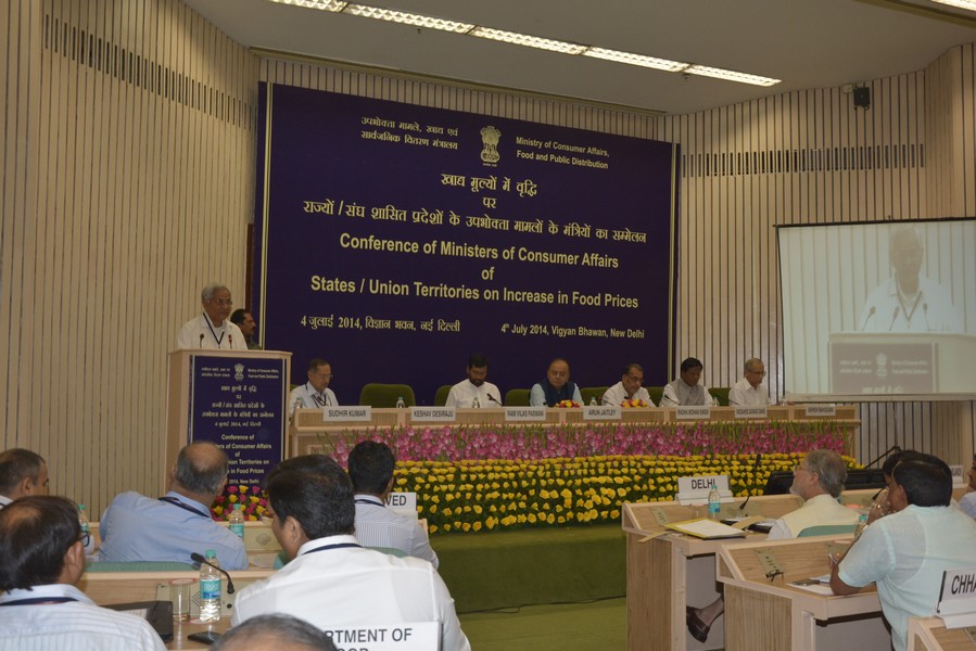  Conference on Increase in Food Prices 4th July 2014, Vigyan Bhawan, New Delhi	