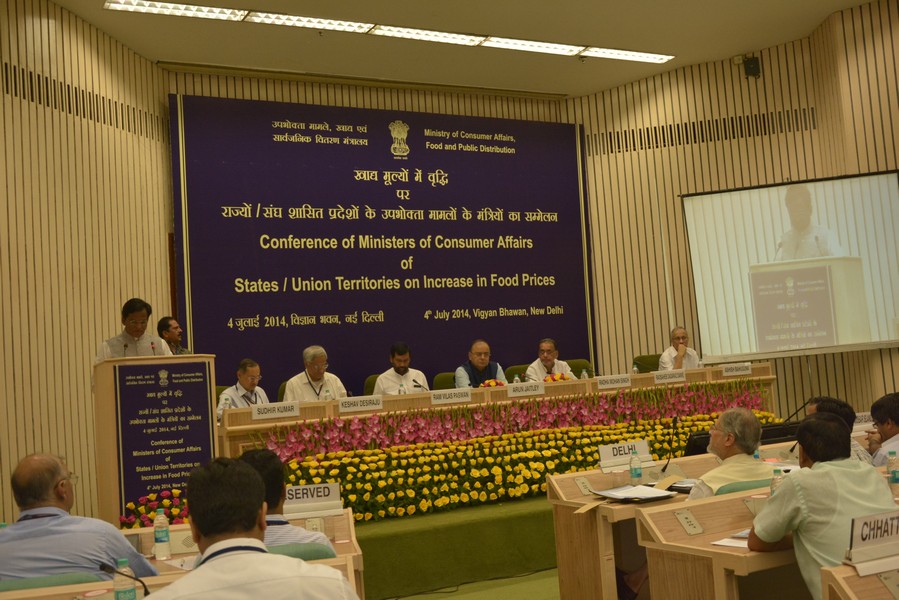  Conference on Increase in Food Prices 4th July 2014, Vigyan Bhawan, New Delhi	