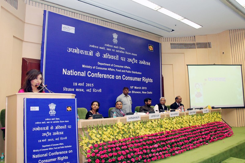 National Conference on Consumer Rights held on 18th March, 2015 at Vigyan Bhawan, New Delhi	