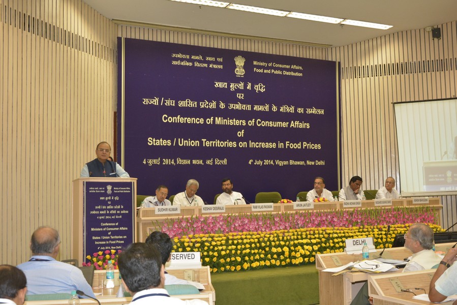  Conference on Increase in Food Prices 4th July 2014, Vigyan Bhawan, New Delhi	