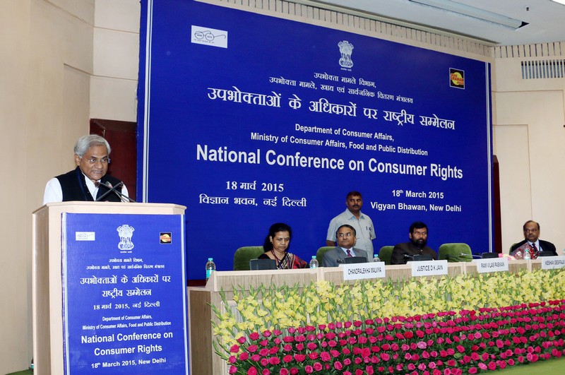 National Conference on Consumer Rights held on 18th March, 2015 at Vigyan Bhawan, New Delhi	