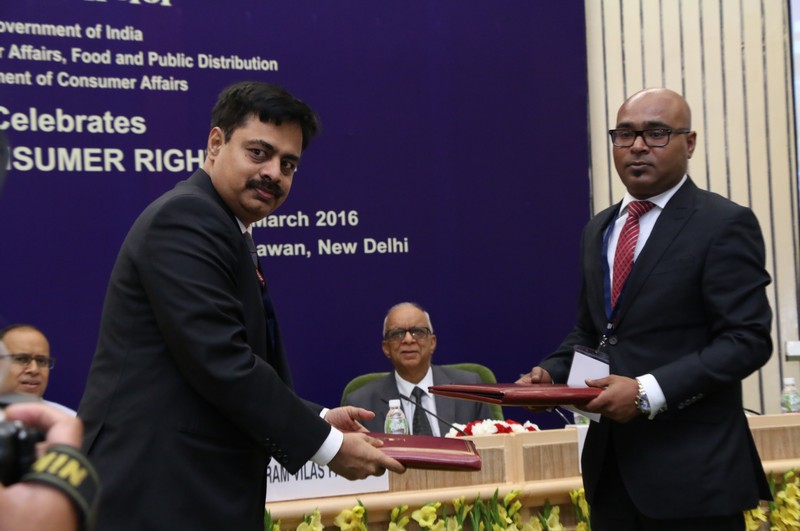 World Consumer Rights Day was Celebrated on 22nd March 2016 at Vigyan Bhawan, New Delhi Theme: “Antibiotics Off The Menu”	