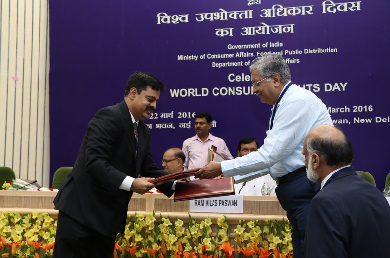 World Consumer Rights Day was Celebrated on 22nd March 2016 at Vigyan Bhawan, New Delhi Theme: “Antibiotics Off The Menu”	