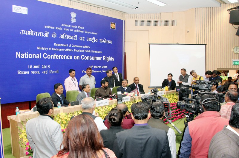 National Conference on Consumer Rights held on 18th March, 2015 at Vigyan Bhawan, New Delhi	