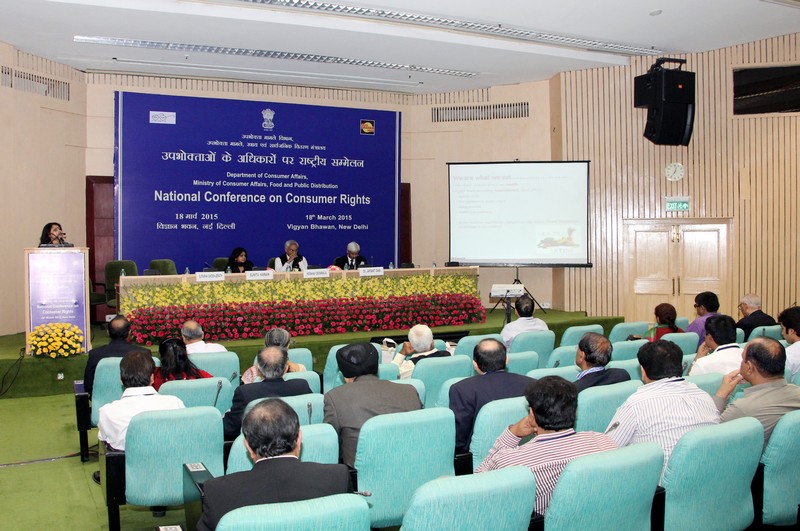 National Conference on Consumer Rights held on 18th March, 2015 at Vigyan Bhawan, New Delhi	