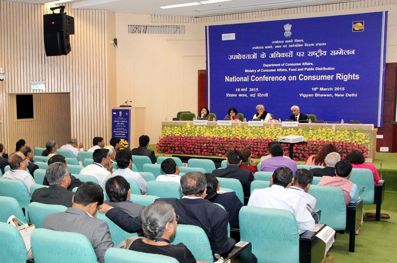 National Conference on Consumer Rights held on 18th March, 2015 at Vigyan Bhawan, New Delhi	