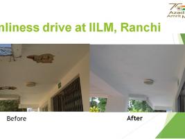 Cleanliness drive at IILM, Ranchi