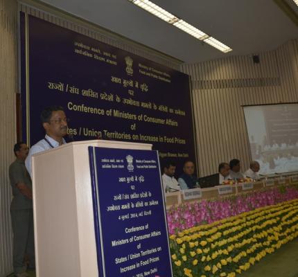  Conference on Increase in Food Prices 4th July 2014, Vigyan Bhawan, New Delhi	