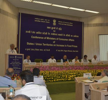  Conference on Increase in Food Prices 4th July 2014, Vigyan Bhawan, New Delhi	