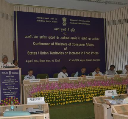  Conference on Increase in Food Prices 4th July 2014, Vigyan Bhawan, New Delhi	