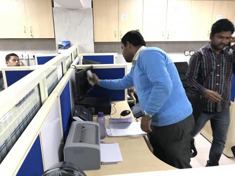 "स्वच्छता पखवाड़ा" के दौरान स्वच्छता अभियान