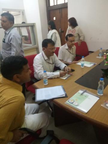 एएस & एफए और जेएस (सीए) ने एनसीएच, आईआईपीए नई दिल्ली का दौरा किया।